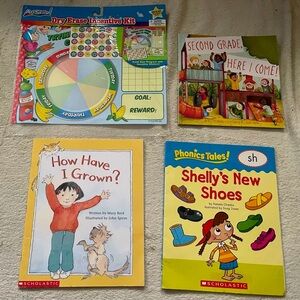 Second grade bundle for kids with Incentive kit and stickers